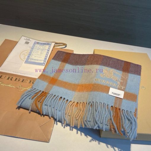 Burberry's high-quality imported cashmere scarf has exploded and is now available for sale oaz6cnj7o - Image 12