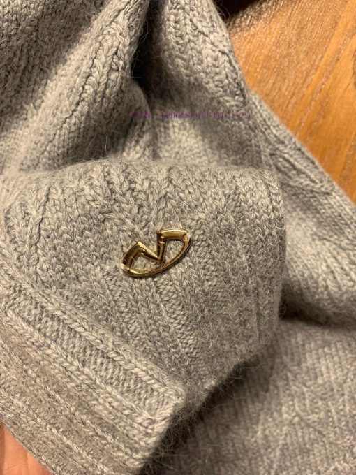 Valentino wool set hat - with fox fur ball classic set hat scarf material 70% wool 30% rabbiumlu9kqm - Image 17