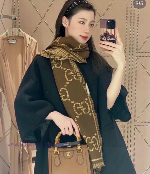 Cashmere has arrived 🥰 G Family Style Alphabet (Quality)Fabric wool, size 47 * 180Wool and s3znq5dvv - Image 3