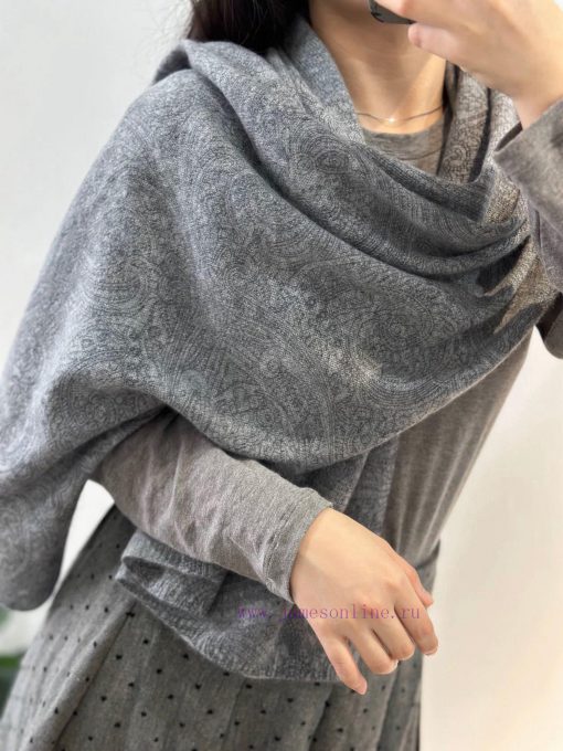Piana LP Cashew Pattern Cashmere Long Scarf LP Cashmere Family, the new aristocrat in the cagmkl0wil