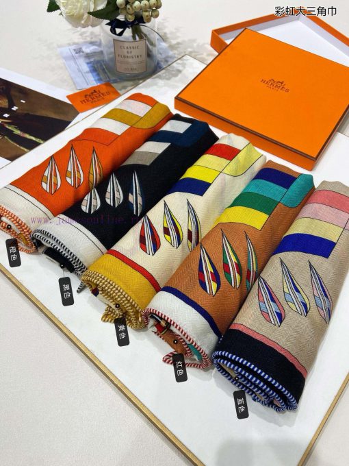 The new top of the line H Home Rainbow Triangle Scarf is a multifunctional triangular scarf p96vyyui - Image 15