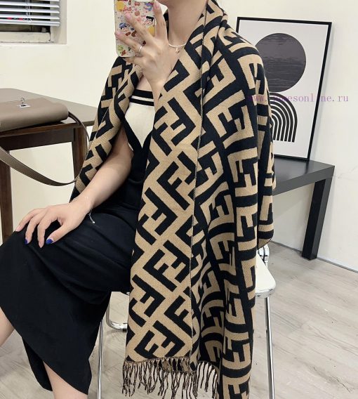 New autumn and winter scarf, made of core spun yarn texture, soft and warm, double-sided twoaz0kncpo - Image 10