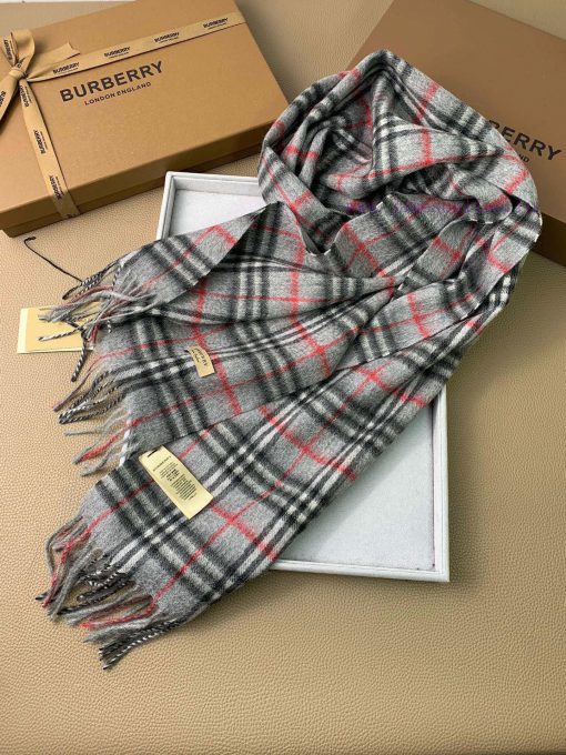 Welfare Bu Home Water Wave Pattern Small Grid Pattern Mixed Velvet Scarf Classic Small Grid y0966a4z - Image 9