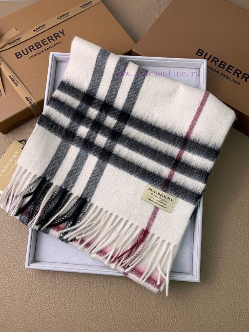 Welfare Bu Home Water Wave Pattern Small Grid Pattern Mixed Velvet Scarf Classic Small Grid 9uu24sh8 - Image 3