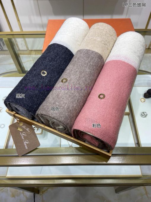The shipment is absolutely epic, cutting-edge cashmere knitted tricolor shawl, praised by Lox2ea5epy - Image 3