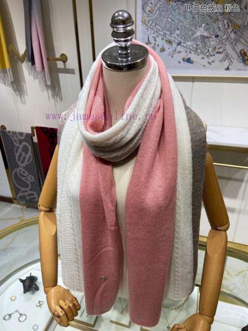 The shipment is absolutely epic, cutting-edge cashmere knitted tricolor shawl, praised by Lox2ea5epy - Image 16