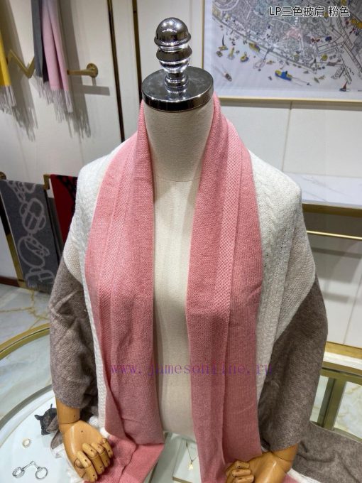 The shipment is absolutely epic, cutting-edge cashmere knitted tricolor shawl, praised by Lox2ea5epy - Image 17