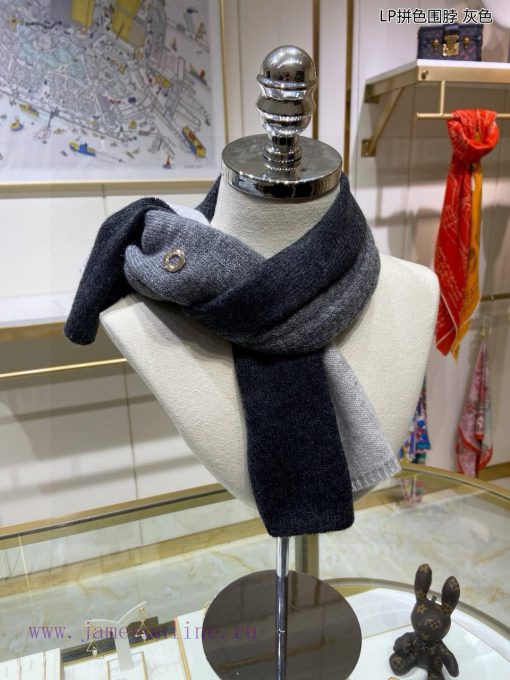 The new Loro Piana Beef LP Color blocked Multi functional Neck allows you to wrap it as you 0bi03nis - Image 8