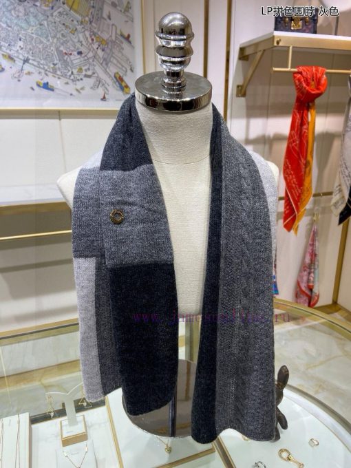 The new Loro Piana Beef LP Color blocked Multi functional Neck allows you to wrap it as you 0bi03nis - Image 18