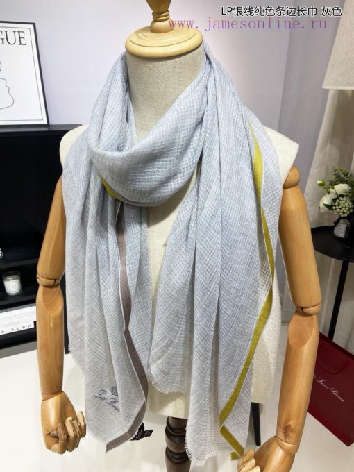 LP premium original single LP silver thread solid color stripe edge length towel ️ High end g81x2eds - Image 6