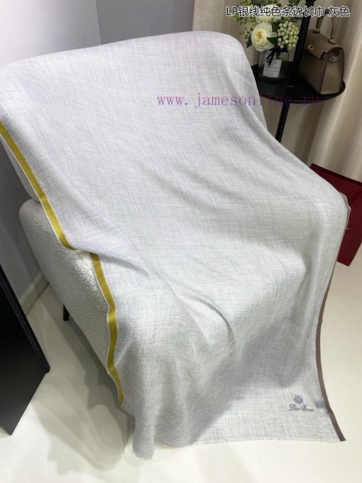 LP premium original single LP silver thread solid color stripe edge length towel ️ High end g81x2eds - Image 21