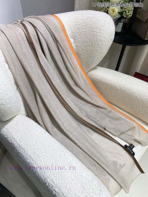 LP premium original single LP silver thread solid color stripe edge length towel ️ High end 60kro37m - Image 11