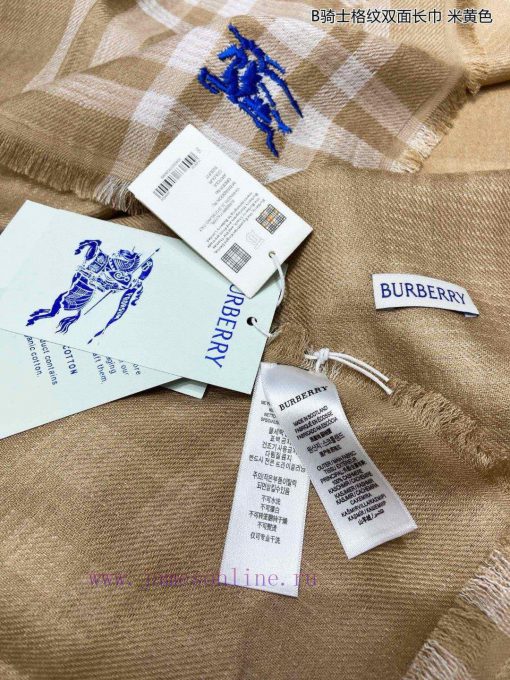 New bling bling Burberry unisex B knight plaid double-sided long scarf is the hard product, v2arazhq - Image 12