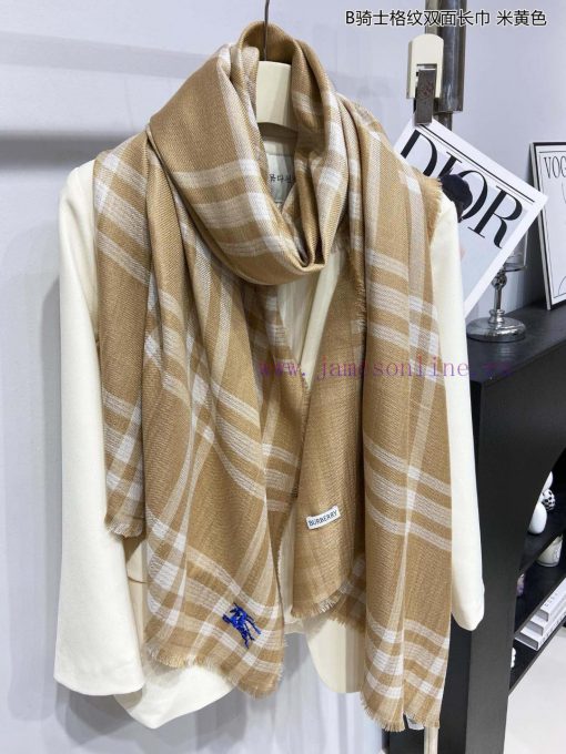 New bling bling Burberry unisex B knight plaid double-sided long scarf is the hard product, v2arazhq - Image 16