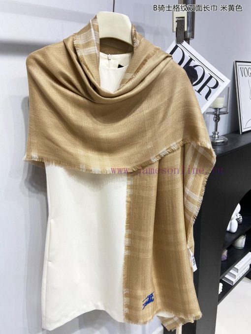 New bling bling Burberry unisex B knight plaid double-sided long scarf is the hard product, v2arazhq - Image 18