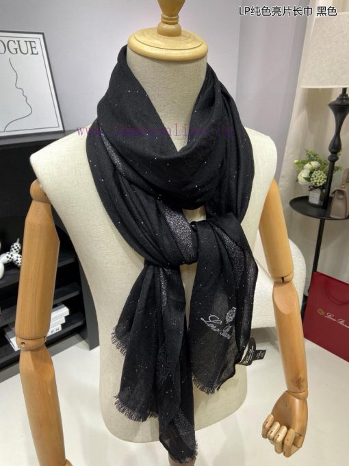 LP premium original single LP solid color sequin long scarf ️ high-end product ️ heavyweight3x9kuph7 - Image 5