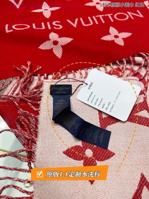 High end customized Louis Vuitton L logo original small scarf original version 11 customizath07eoi21 - Image 14