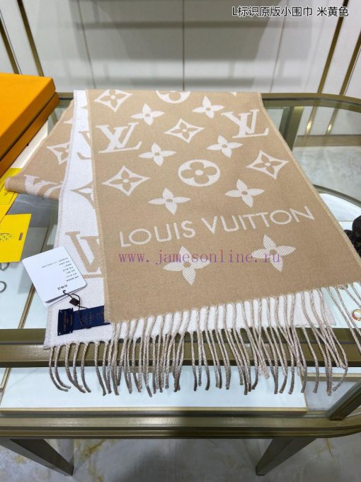 High end customized Louis Vuitton L logo original small scarf original 11 customization, Thehtk7jbq0 - Image 5
