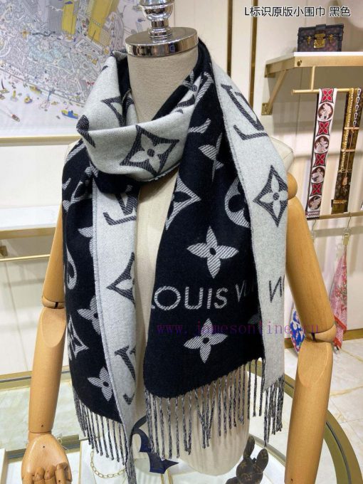 High end customized Louis Vuitton L logo original small scarf original version 11 customizatwpwfe3hd - Image 9