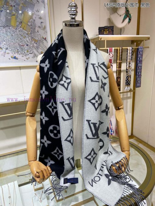 High end customized Louis Vuitton L logo original small scarf original version 11 customizatwpwfe3hd - Image 11