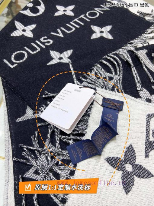 High end customized Louis Vuitton L logo original small scarf original version 11 customizatwpwfe3hd - Image 13