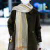 Top of the line stunning double C color striped lightweight long scarf Chanel stunning versagek3nfth