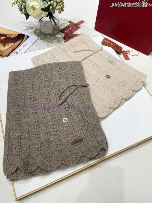 Piana LP Knitted Button style Shawl LP Cashmere Family, the new aristocrat in the cashmere itxn3ajki - Image 3
