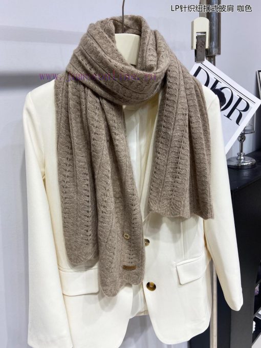 Piana LP Knitted Button style Shawl LP Cashmere Family, the new aristocrat in the cashmere itxn3ajki - Image 6