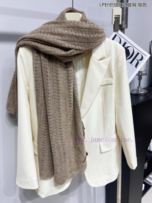 Piana LP Knitted Button style Shawl LP Cashmere Family, the new aristocrat in the cashmere itxn3ajki - Image 7