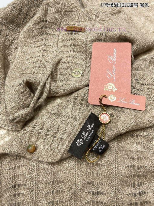 Piana LP Knitted Button style Shawl LP Cashmere Family, the new aristocrat in the cashmere itxn3ajki - Image 12
