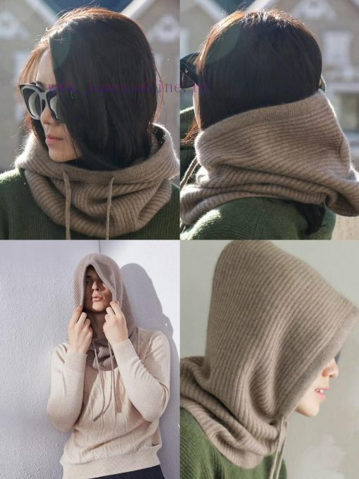 The newly released Loro Piana Beef LP hooded scarf is both a scarf and a hat, with an elastiy4qlrtdr - Image 13