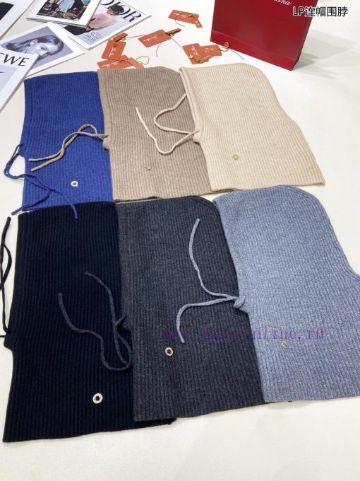 The newly released Loro Piana Beef LP hooded scarf is both a scarf and a hat, with an elastilbb43k8k - Image 3