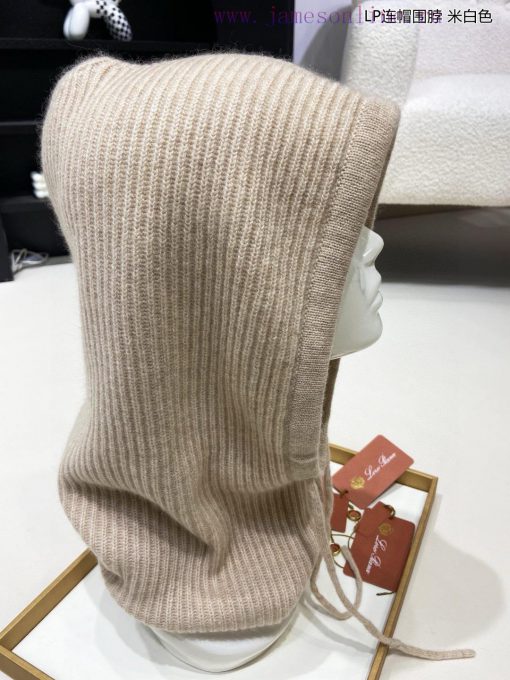 The newly released Loro Piana Beef LP hooded scarf is both a scarf and a hat, with an elastilbb43k8k - Image 6