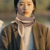 Loro Piana Beef LP Golden Thread Edge Small Triangle Scarf is a fashionable, noble and populzw6rti45