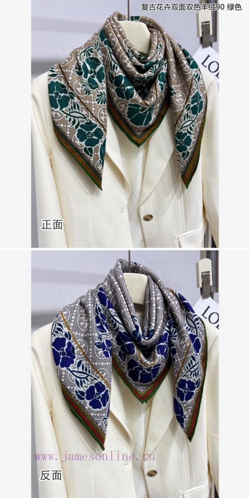 The new cashmere model is said to look good and recommended by Toribechi retro floral doubleegrhp1gk - Image 17