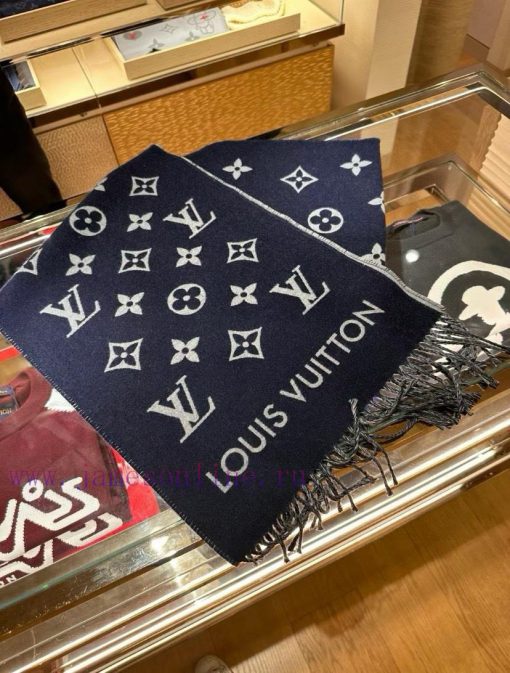 High end custom Louis Vuitton L classic floral pattern long scarf original 11 customization,id1b3ytt - Image 4