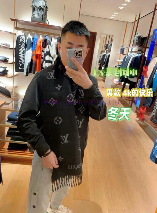 High end custom Louis Vuitton L classic floral pattern long scarf original 11 customization,h3xwgnyt