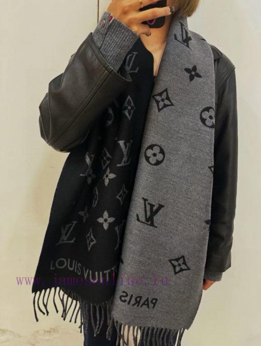 High end custom Louis Vuitton L classic floral pattern long scarf original 11 customization,h3xwgnyt - Image 14