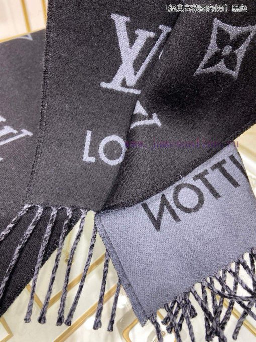 High end custom Louis Vuitton L classic floral pattern long scarf original 11 customization,h3xwgnyt - Image 23