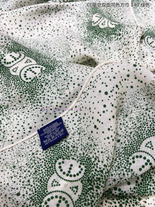 High end customized Celine CL Starry Sky Double sided Same color Square Scarf 140 is recommepa8v5z9v - Image 13