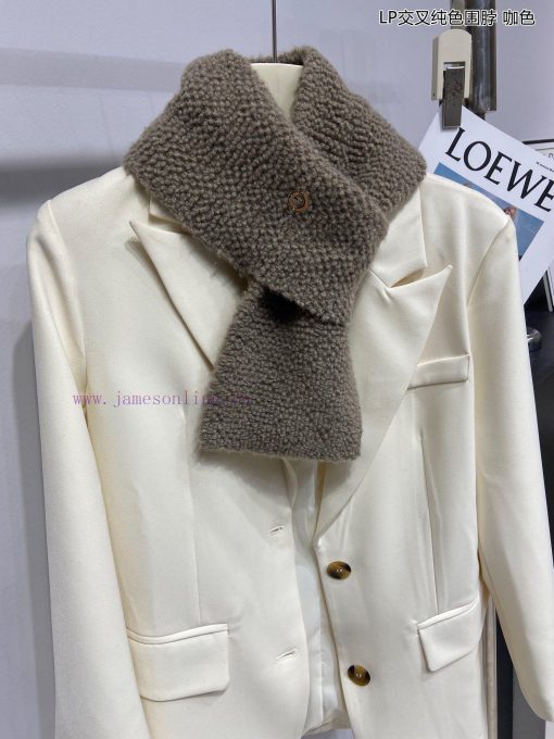 Newly launched Loro Piana Bull Product LP Cross Solid Color Multi functional Scarf, can be wjij21kn5 - Image 8