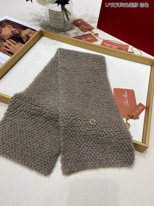 Newly launched Loro Piana Bull Product LP Cross Solid Color Multi functional Scarf, can be wjij21kn5 - Image 14