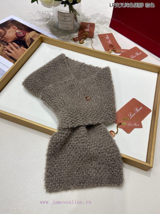 Newly launched Loro Piana Bull Product LP Cross Solid Color Multi functional Scarf, can be wjij21kn5 - Image 15