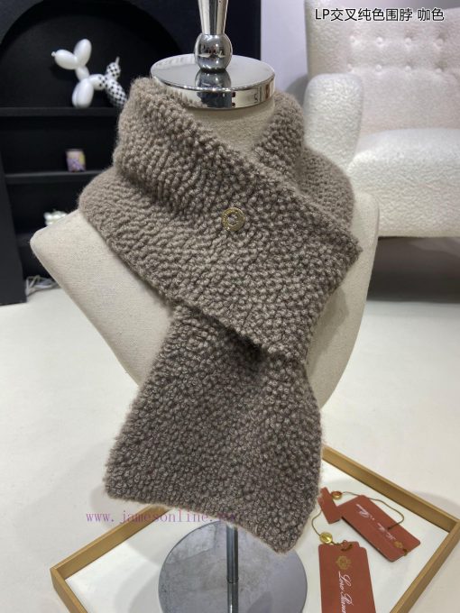 Newly launched Loro Piana Bull Product LP Cross Solid Color Multi functional Scarf, can be wjij21kn5 - Image 20