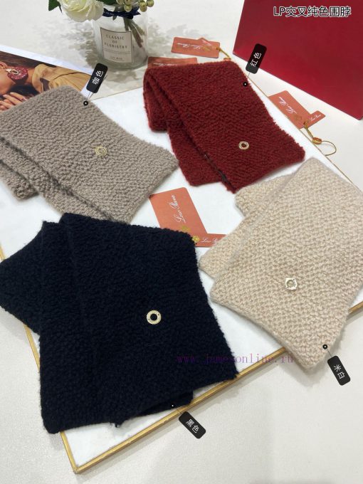 Newly launched Loro Piana Bull Product LP Cross Solid Color Multi functional Scarf, can be wyxhqceqt - Image 3