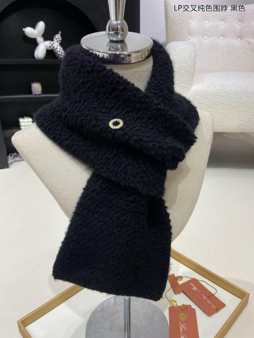 Newly launched Loro Piana Bull Product LP Cross Solid Color Multi functional Scarf, can be wudyctnm4 - Image 19