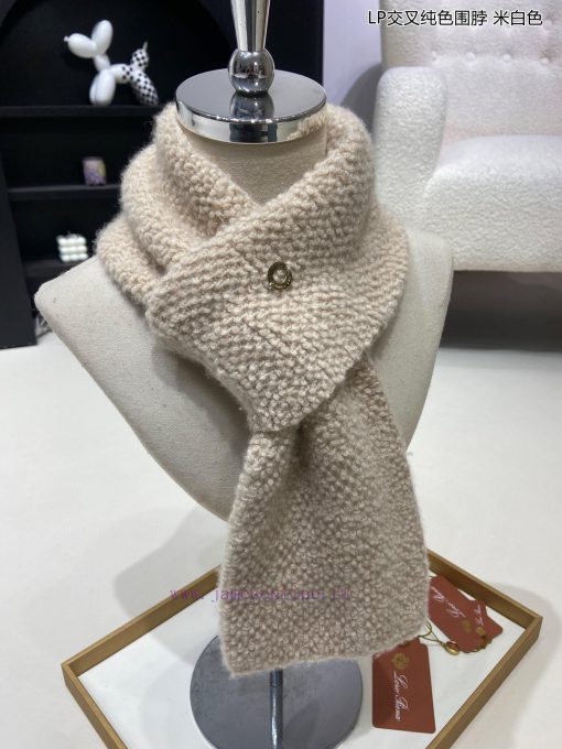 Newly launched Loro Piana Bull Product LP Cross Solid Color Multi functional Scarf, can be w13067fzb - Image 9