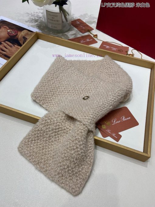 Newly launched Loro Piana Bull Product LP Cross Solid Color Multi functional Scarf, can be w13067fzb - Image 15