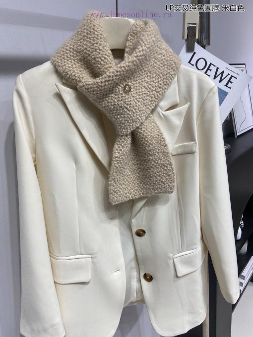 Newly launched Loro Piana Bull Product LP Cross Solid Color Multi functional Scarf, can be w13067fzb - Image 18