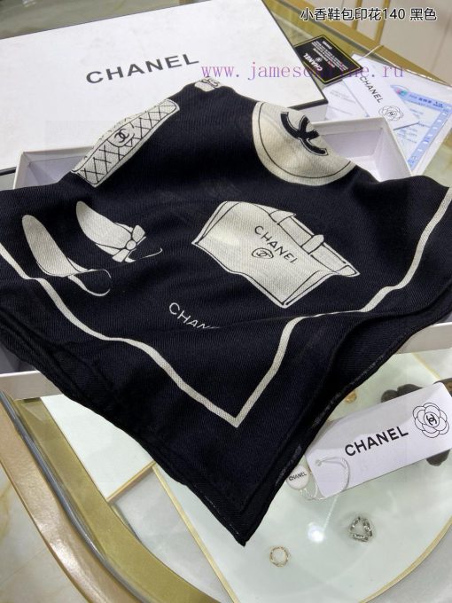 The new Chanel shoe bag printed with 140 cashmere square scarf is highly recommended by VIPsh16nl3wu - Image 4